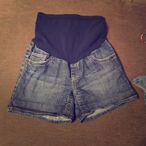 Maternity Jean shorts