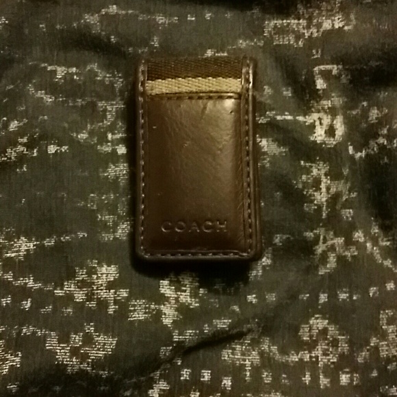Coach money clip