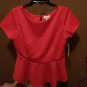 Cute red sexy top