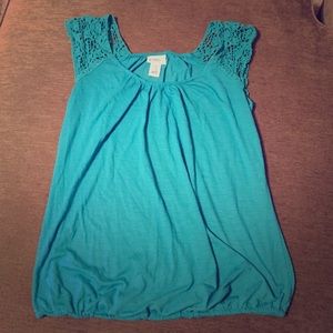 Maternity teal top