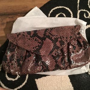 Faux Snake skin clutch Faux Snake skin clutch