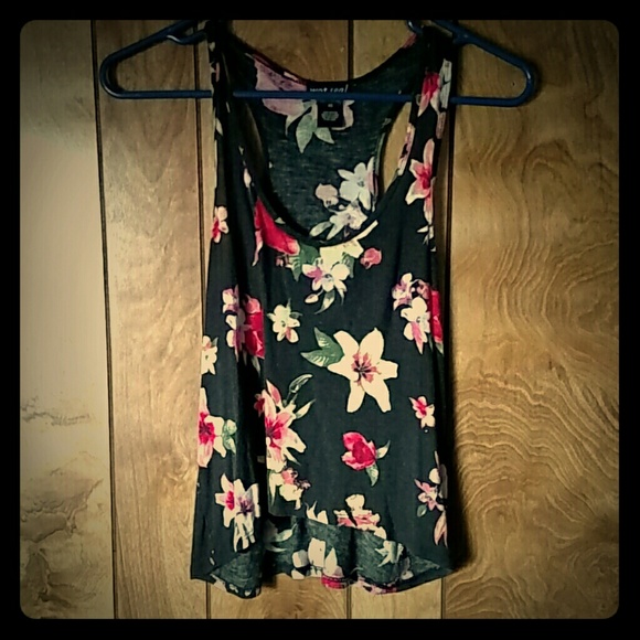 Floral Swinging Racerback Tank