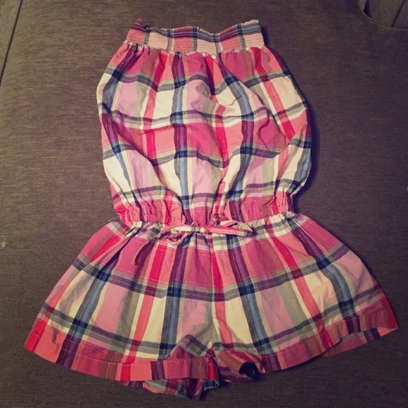 Express drawstring romper