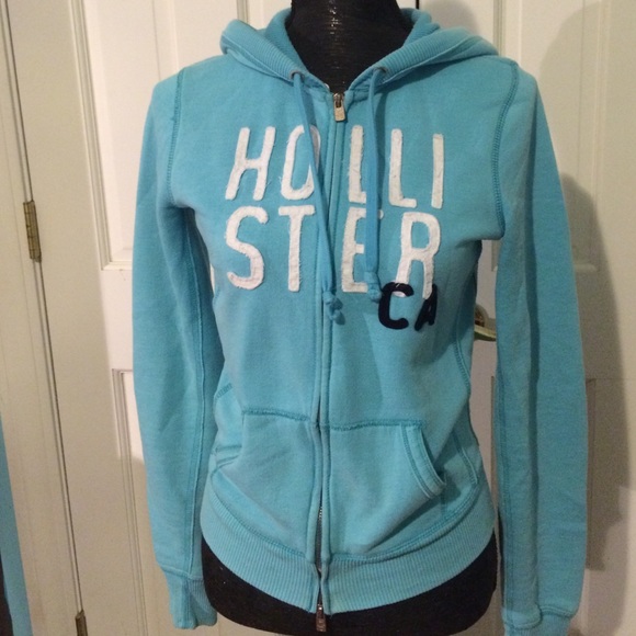 Hollister blue sweater/hoodie