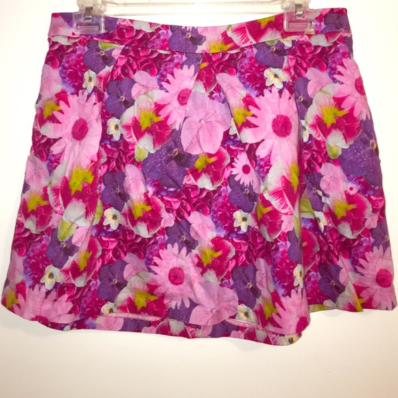 Floral Print Skirt