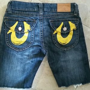 True Religion cut offs long shorts 30