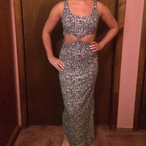 MATERIAL GIRL maxi dress with cutouts