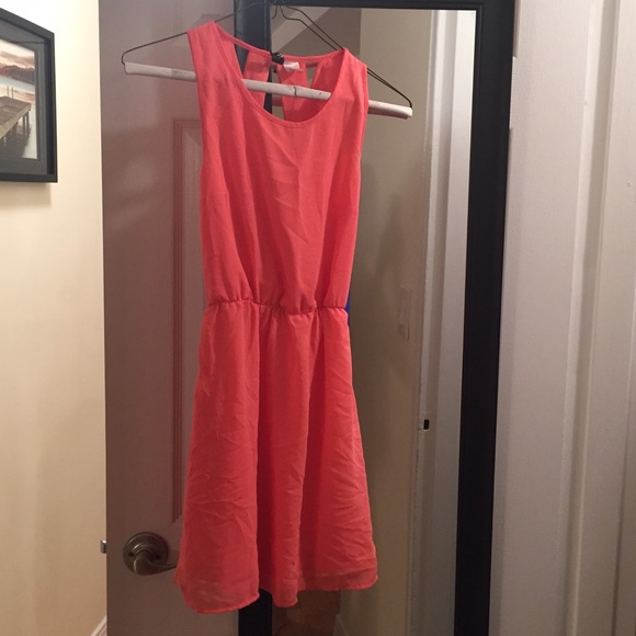 Coral dress