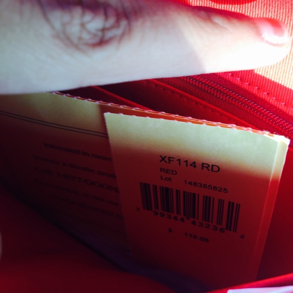 SALE ‼️DOONEY & BOURKE red envelope wallet - Picture 3 of 3