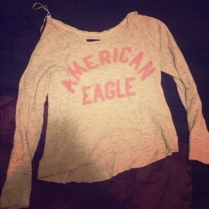 American eagle loose off the shoulder sweater