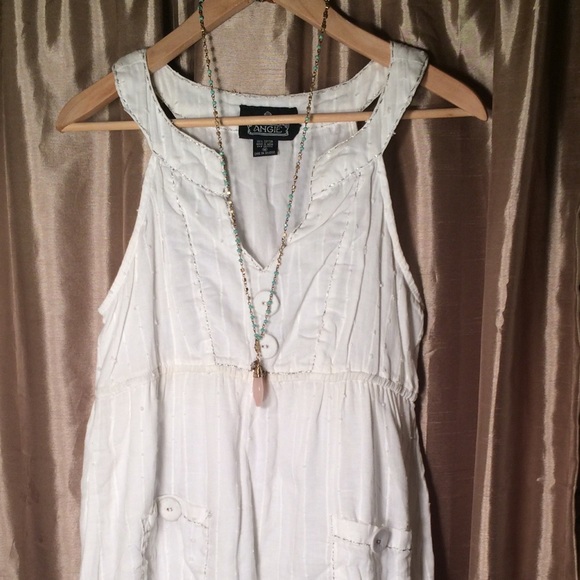 White, summer dress.