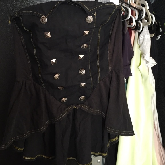 Free people strapless top