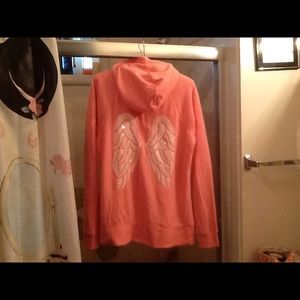 Victoria Secret Angel Zip-Up hoodie Worn Once