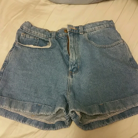 High Waisted Denim Shorts