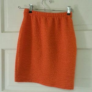 Orange skirt