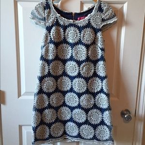 Betsey Johnson floral overlay dress
