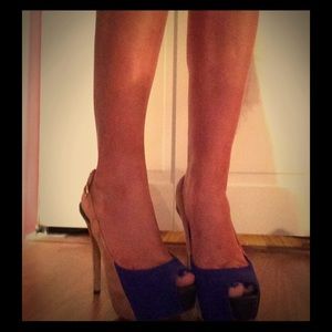 Jessica Simpson Suede Slingback Heels