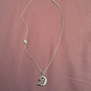 Juicy couture initial necklace
