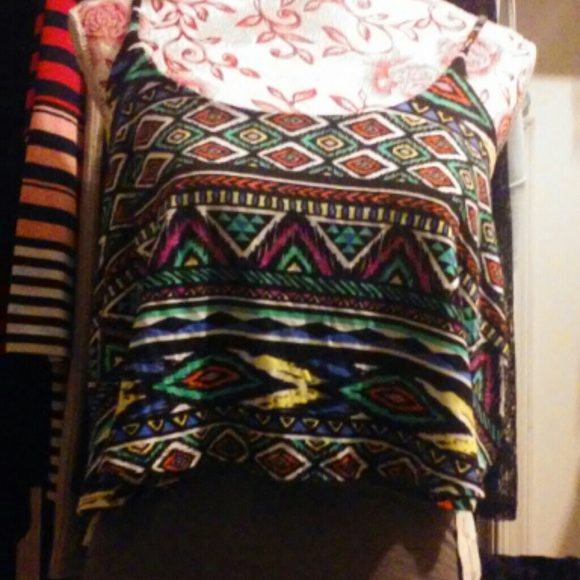 Pattern crop top