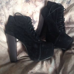 Black "Lita" Jeffrey Campbell INSPIRED Boot
