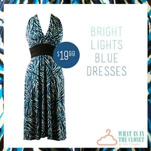 Evan Picone Blue Dress