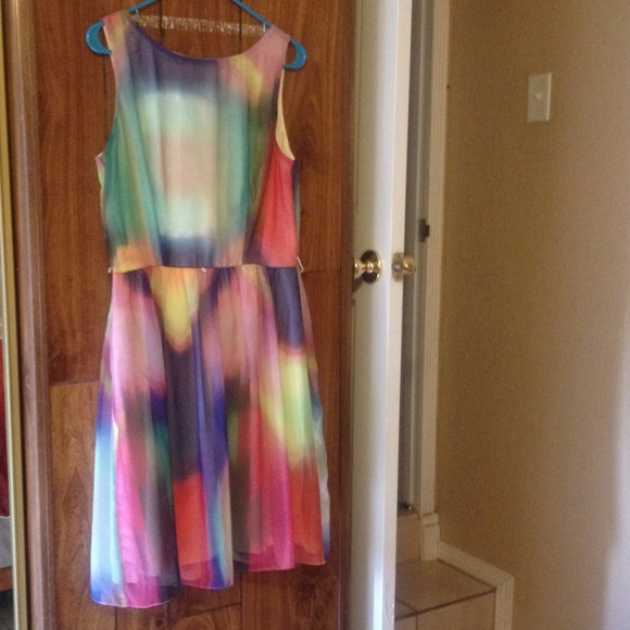 Colorful summer dress.