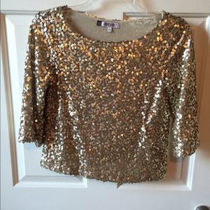 Jennifer Lopez brand sequin top