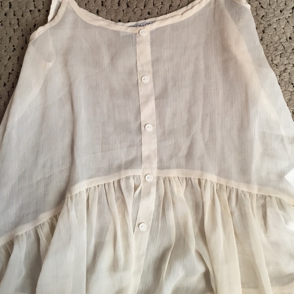 Sheer Ruffled trim top - Picture 3 of 3