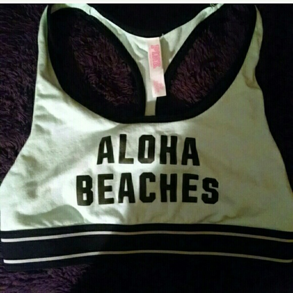 Pink nation bra