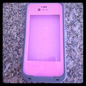 Pink Lifeproof iPhone 4s case