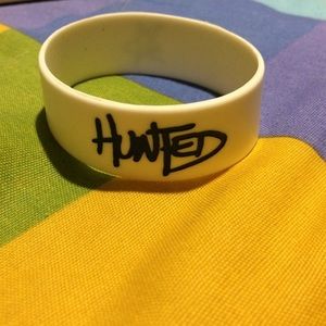 Rubber bracelet.