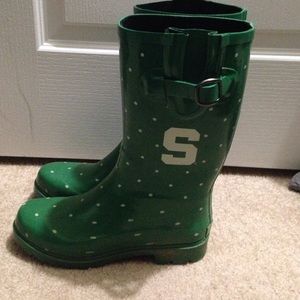 MSU rain boots