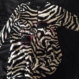 Zebra onesie