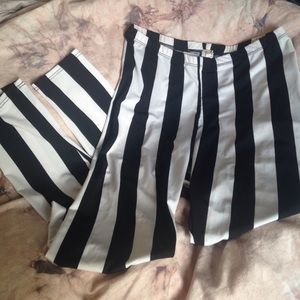 Black and White Stripe "Beetlejuice" Legging