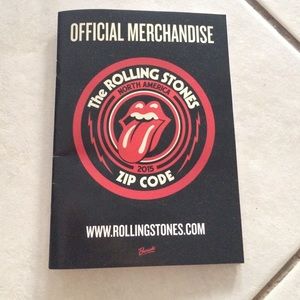 Rolling stones 2015 tour merch booklet