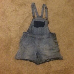 Overall Shorts
