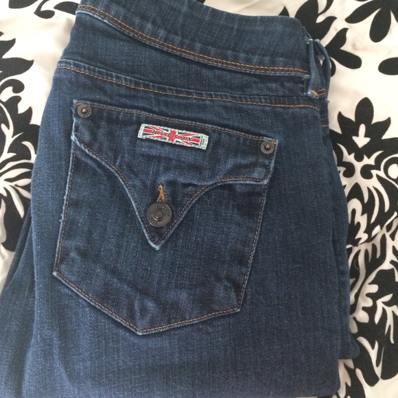 Hudson signature dark wash skinny jean