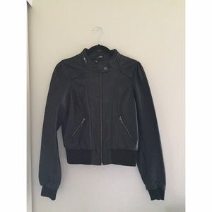 Faux Leather Jacket