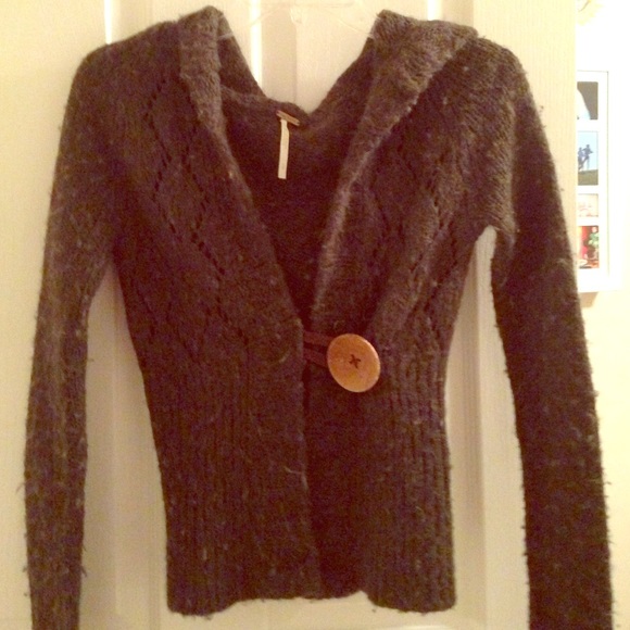 Free People wool cardigan