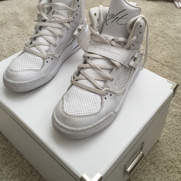 Air Jordan's flight, white.