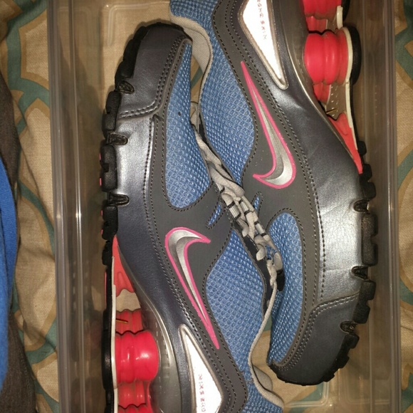Baby blue NIKE shox