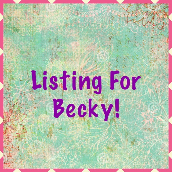 Shipping label for Becky