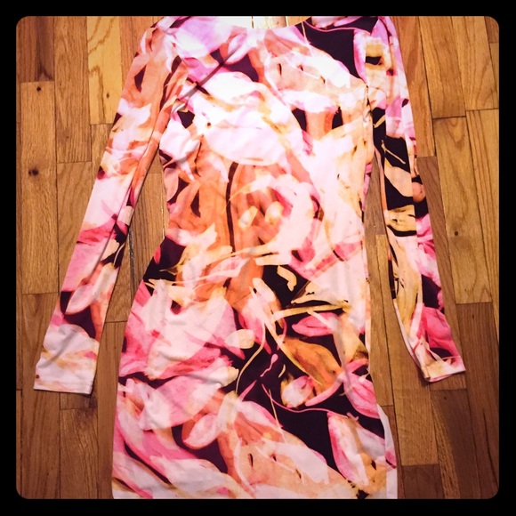 New w tags Multicolor print Jennifer Lopez dress