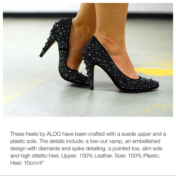 Aldo Perusia Spiked Pumps in Natural - Picture 7 of 8