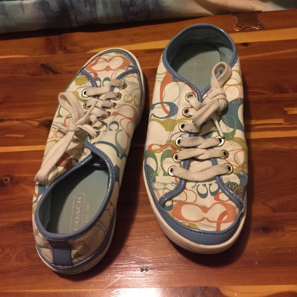 Worn coach shoes