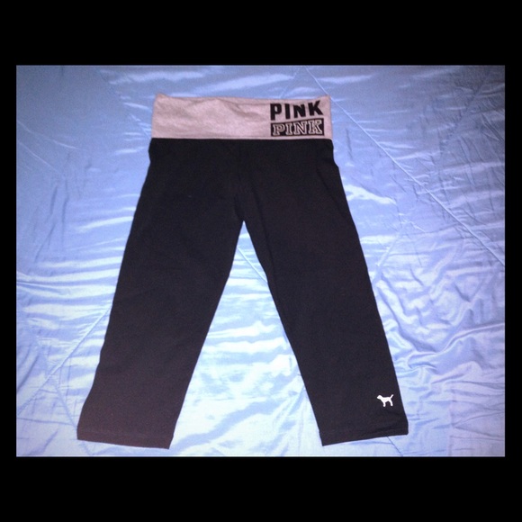 Victoria's Secret pink crop leggings