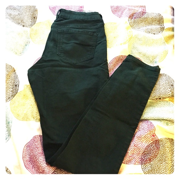 Old Navy Rockstar Green Stretch Skinny