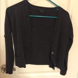 Dark Grey Wool Cardigan