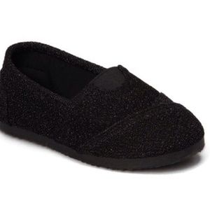 Black Glitter Slip-On Shoe toddler shoes