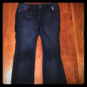 Dark denim Lane Bryant 26 regular length.